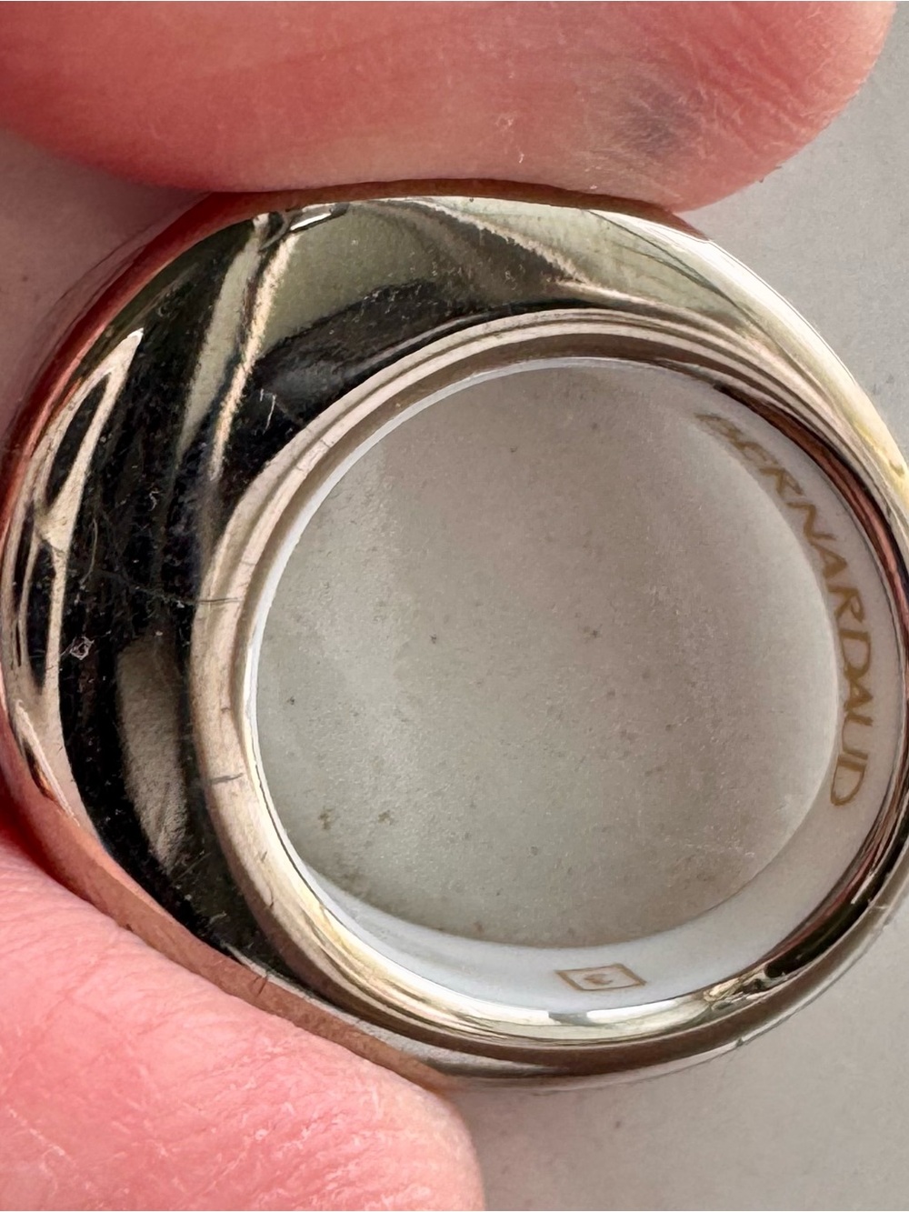 Bernardaud Limoges Porcelain Ring, size 6 - Picture 6 of 15
